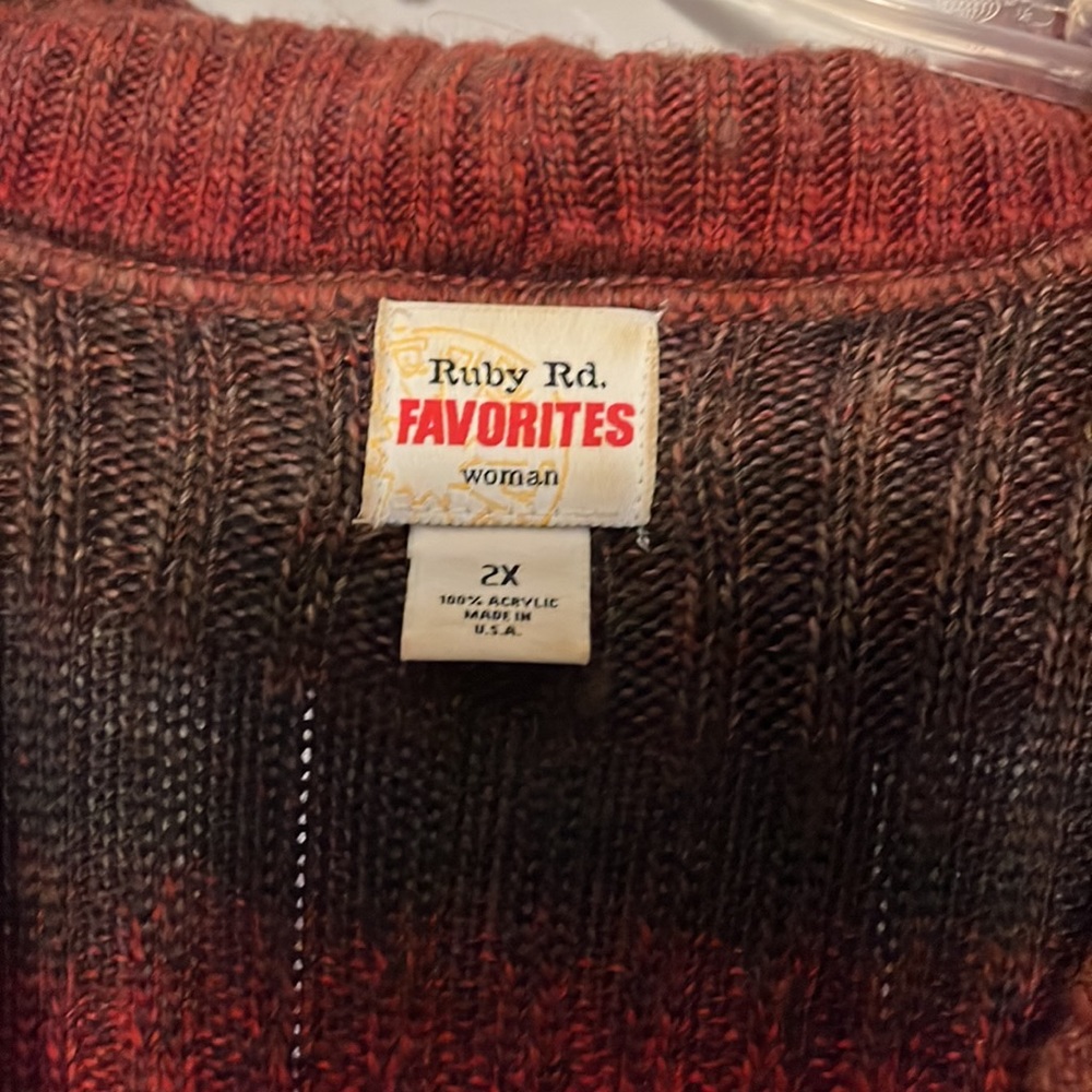 Ruby Rd. cowl neck sweater - Picture 2 of 3